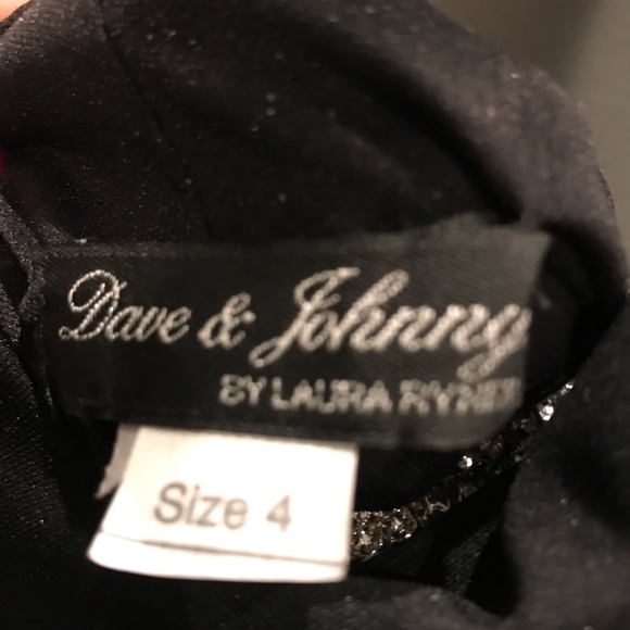 Black evening gown- worn once, perfect condition. - Picture 4 of 6